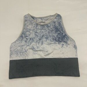 lululemon athletica Blue and White Sports Bra